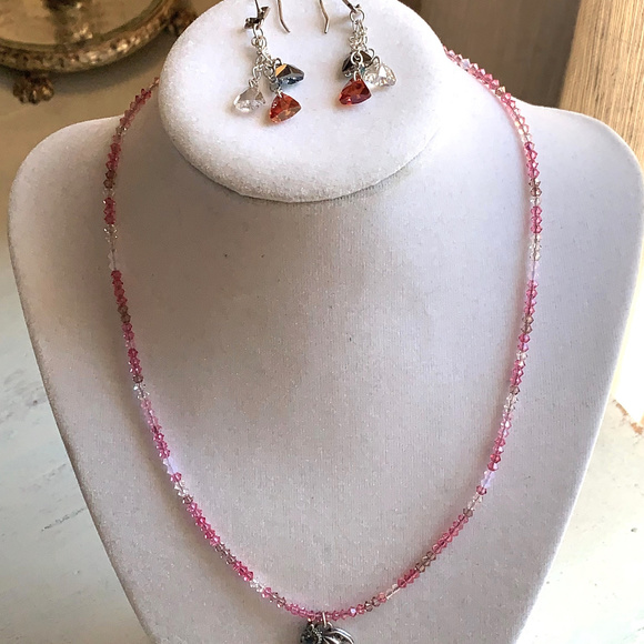 Rose Swarovski Crystal & Silver Dragon Suite - Picture 2 of 6